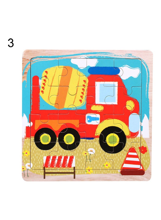 Cement Mixer Truck Jigsaw Puzzle Set - Image 1