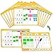 Laffunz 12 Packs Dry Erase Place Value Chart Math Games for Kids Addition and Subtraction Flash Cards White Board Math Manipulatives 1st 2nd 3rd Grade Teacher Classroom Must Haves Homeschool Supplie - Image 2