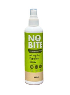 No Bite Mosquito Repellent Spray – 250Ml, Plant-Based With Citronella Extract, Deet-Free, Long-Lasting Protection, Alcohol-Free & Non-Staining Formula Safe For Kids