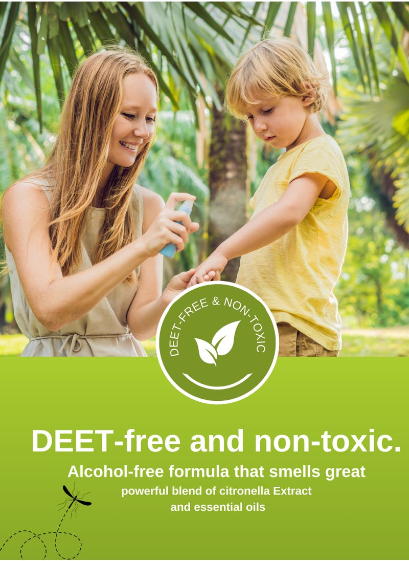 NO BITE - No Bite Mosquito Repellent Spray – 250Ml, Plant-Based With Citronella Extract, Deet-Free, Long-Lasting Protection, Alcohol-Free & Non-Staining Formula Safe For Kids - Image 1