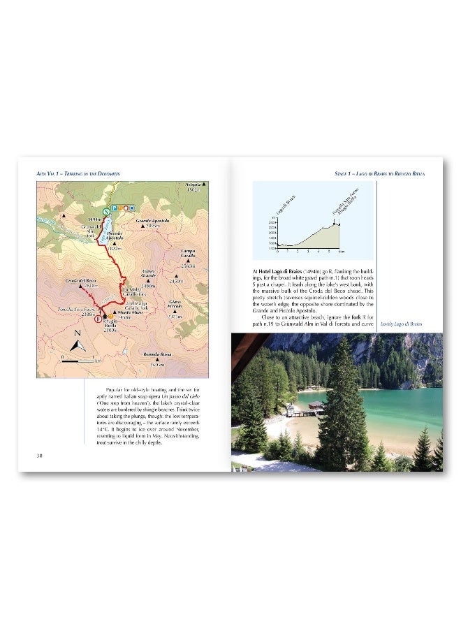 Alta Via 1 - Trekking in the Dolomites: Includes 1:25,000 map booklet - Image 4