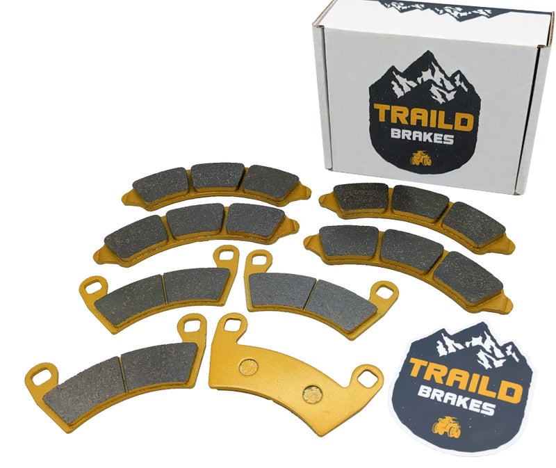 Polaris RZR PRO RPRO R 4Turbo RTurbo R 4XP 4 Turbo S 20192024 Ceramic Brake Pad Set Front Rear