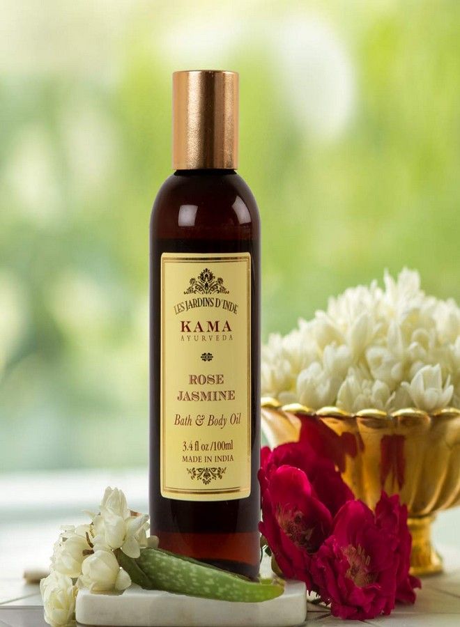 Kama Ayurveda Kama Ayurveda Rose and Jasmine Bath and Body Oil, 100ml  - Image 2