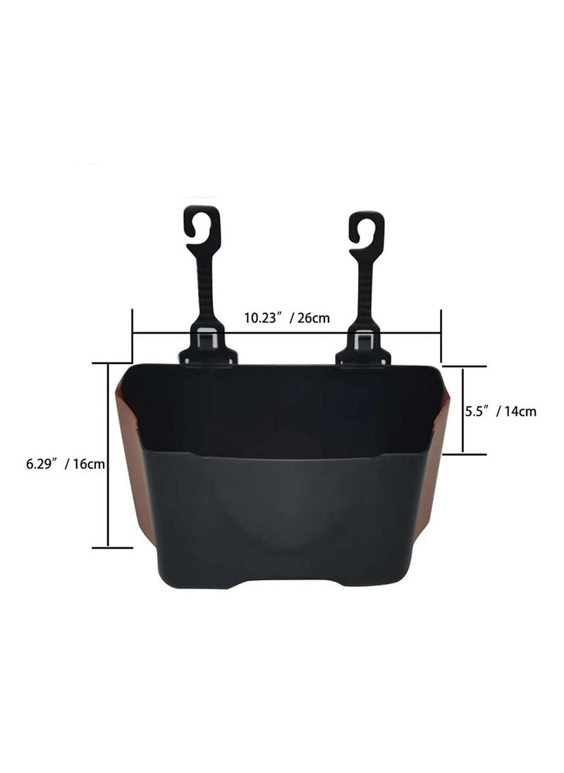 Oasisgalore Black Hanging Waterproof Car Back Seat Garbage Bag  - Image 2
