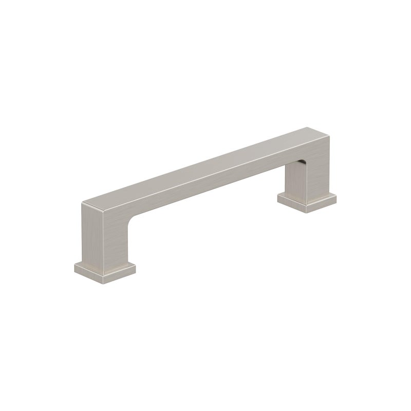 Amerock 10Bx37031G10 | Satin Nickel Cabinet Pull | 3-3/4 Inch (96Mm) Center-To-Center | 10 Pack | Bridgeport | Furniture Hardware - Image 1