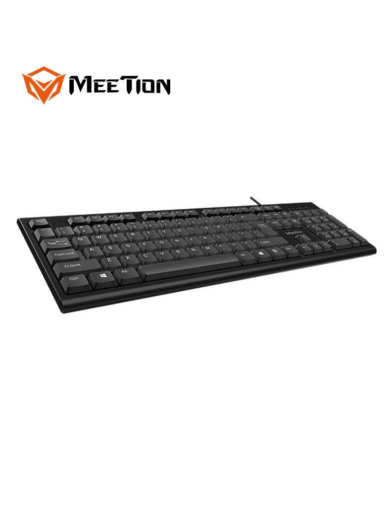 Meetion لوحة مفاتيح USB سلكية قياسية MEETION K100 تصميم مريح تخطيط UV غير سهل الإزالة لوحة مفاتيح غشاء عالية الجودة - Image 5