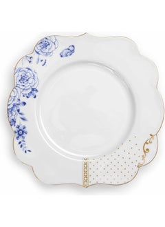 Pip Studio Royal White - Blue Colored Breakfast Plate 23.5 cm. 
