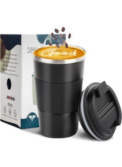 Lesha 510ml Stainless Steel Coffee Mug, Vacuum Insulated Travel Mug for Home Office Outdoor Works Great for Ice Drinks and Hot Beverage  - Image 1