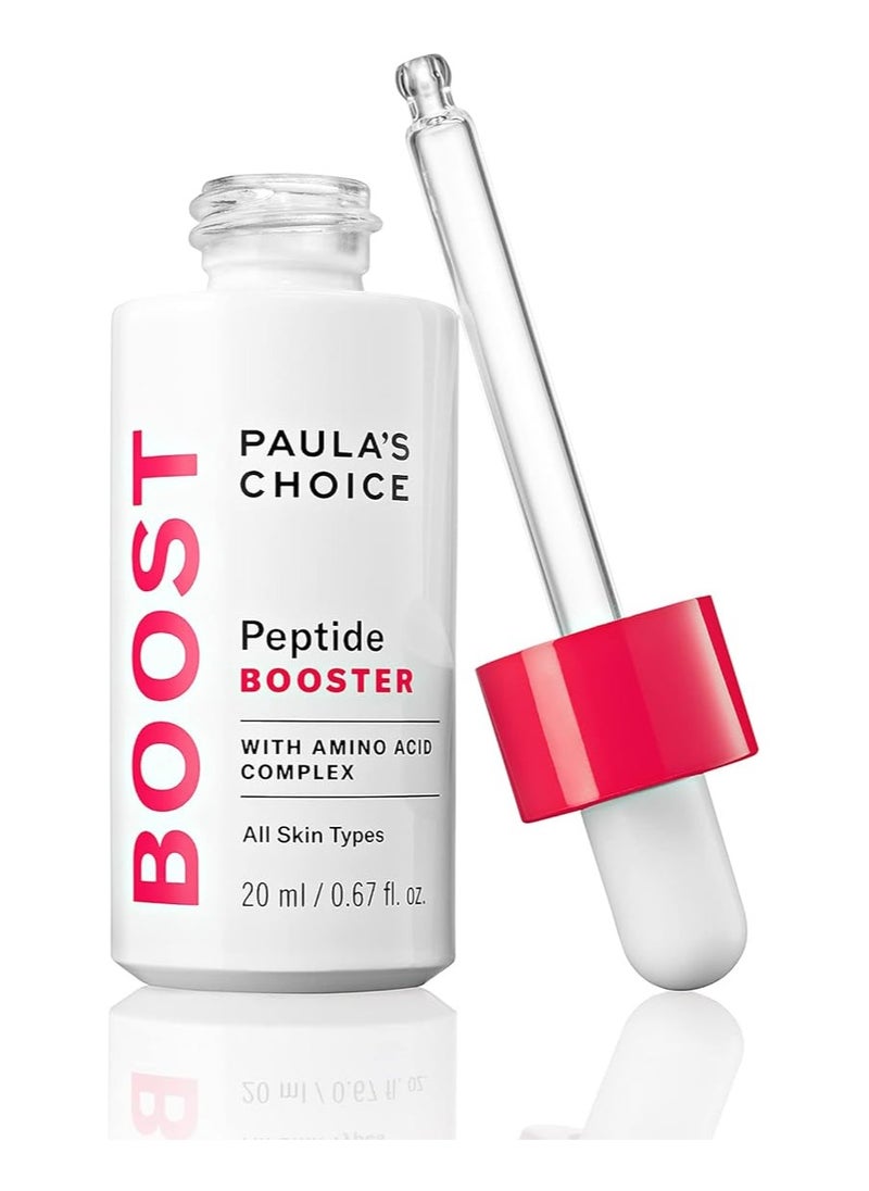 PAULA'S CHOICE - Paula's Choice BOOST Peptide Booster, 0.67 oz Bottle Peptide Serum Booster for Face and Neck, Boosts Hydration for Normal to Dry or Dry and Aging Skin - Image 1