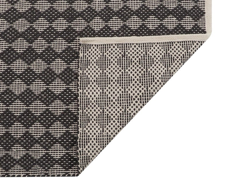 TEXTILE STUDIO Handmade Pure Cotton Bed Runner Rug (22x55 Inches) - Flat Woven, High Pile, Lightweight Laher Design, Durable, Soft, Eco-Friendly, for Bedroom, Entryway, Living Room Décor-Design-06 - Image 4