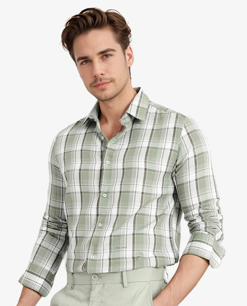 Rare Rabbit Men's Classic Check Shirt