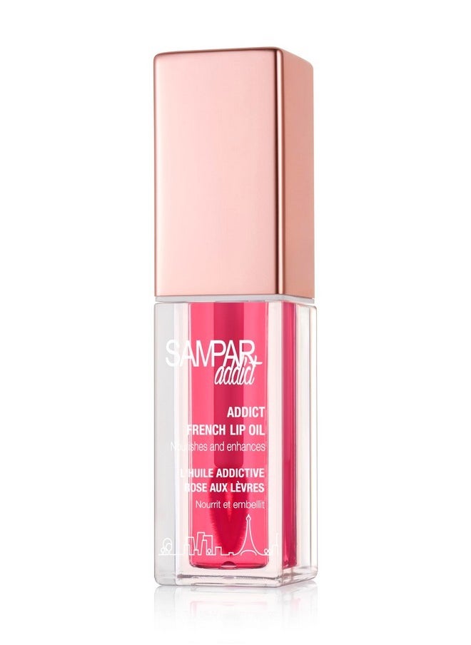 Sampar Sampar Addict French Lip Oil - Camellia Lip Oil for Deep Hydration, Glossy Finish & Nourishing Care - Non-Sticky Lip Treatment for Soft, Smooth Lips - All Skin Types - Cruelty-Free, 1 oz  - Image 2