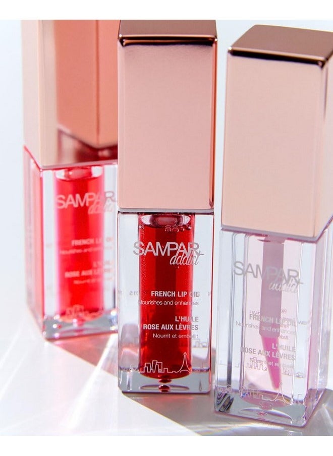 Sampar Sampar Addict French Lip Oil - Camellia Lip Oil for Deep Hydration, Glossy Finish & Nourishing Care - Non-Sticky Lip Treatment for Soft, Smooth Lips - All Skin Types - Cruelty-Free, 1 oz  - Image 5