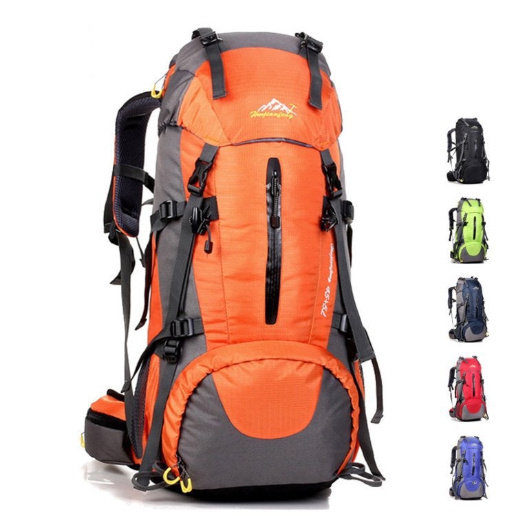 New Outdoor Mountaineering Bag Large Capacity 50 Liters Anti-Splashing Camping Hiking Backpack Leisure Travel Sports Backpack - Image 2