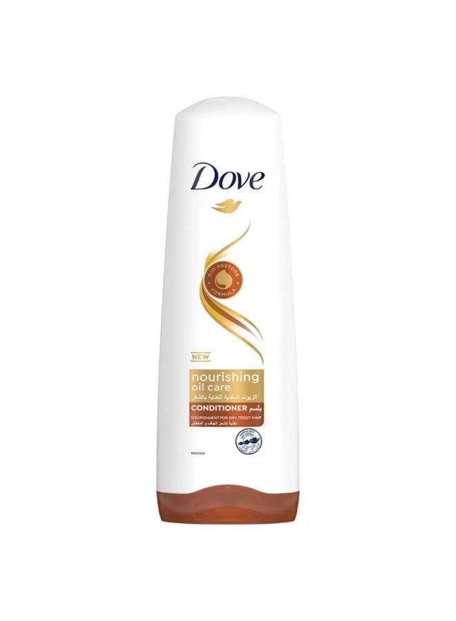 Dove بلسم دوف للعناية بالزيوت المغذية للشعر الجاف والمجعد - 350 مل - Image 1