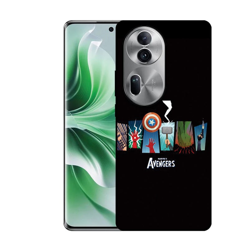 EYE CATCH Printed Protective Case Cover For Oppo Reno 11-  Avengers - Image 1