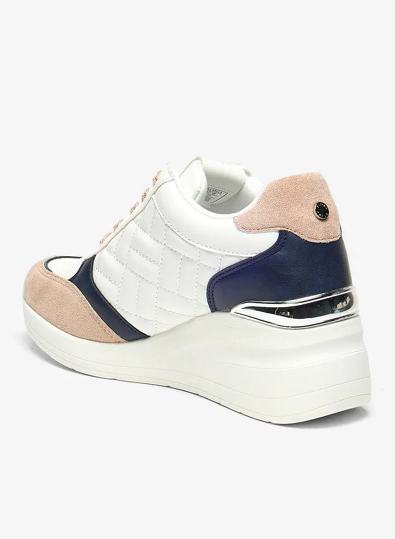 فلورا بيلا من شو إكسبرس حذاء رياضي بكعب إسفيني بفتحة عالية وإغلاق برباط