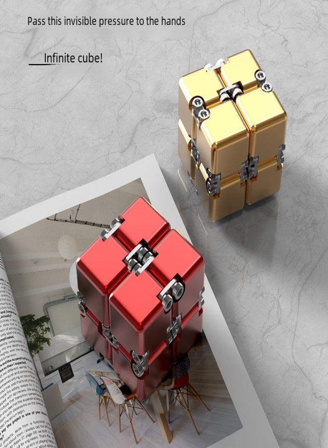 مكعب جديد متعدد الاستخدامات يمكنك صنعه بنفسك، لعبة لتخفيف التوتر، لعبة ألغاز، مكعب ذكاء - Image 3