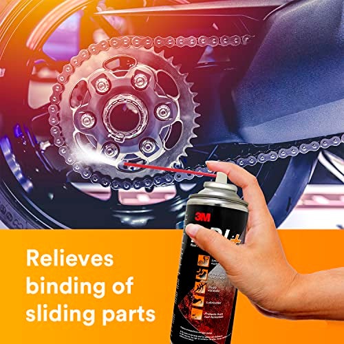 3M RPL Plus, Rust Penetrant Lubricant with Spray Pipe, Multi-use for Automotive & Industrial, Remove Rust & Squeaks, Loosen Stuck Nuts & Bolts, Fast-acting & Protect Against Rust (400ml, Pack of 1) - Image 3