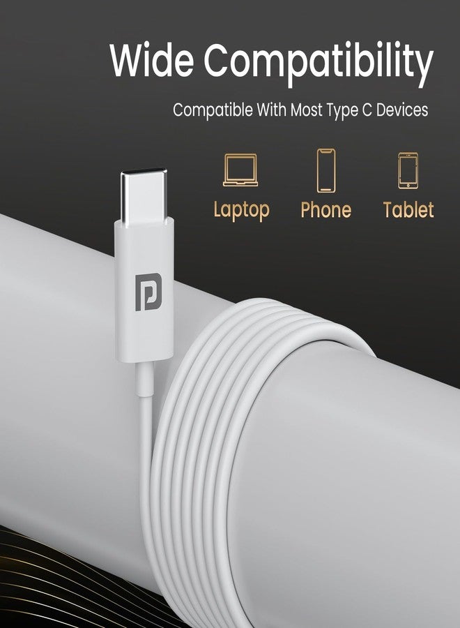Portronics Conch Theta C in Ear Type C Wired Earphones with in Line HD Mic, Powerful Audio, 14.2mm Driver, Unique Earbuds Design, TPE Anti Tangle Wire, in line Controls, Wide Compatibility(White) - Image 5