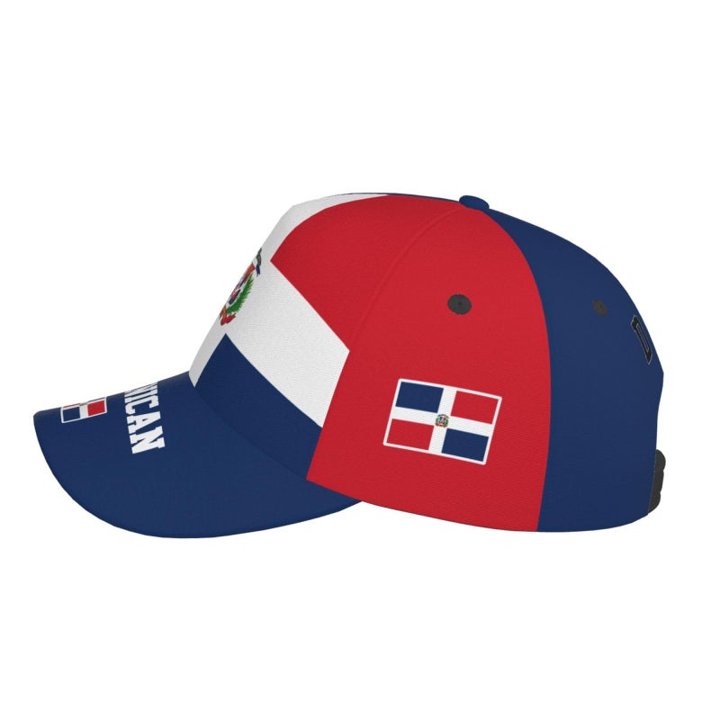 Krirteh Dominican Republic Flag Baseball Cap for Men Women, Fashion Flag of Dominican Republic Hat Adjustable Sun Protection Visor Caps Trucker Hat Patriotic Caps - Image 5