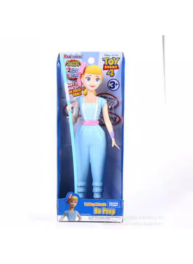 Toy Story 4 Vocal Figure Doll Hand-Made Model Woody Tris Buzz Lightyear 75th Anniversary Spring Dog-Color:Genuine Strawberry Bear Usb Audio Model  - Image 3