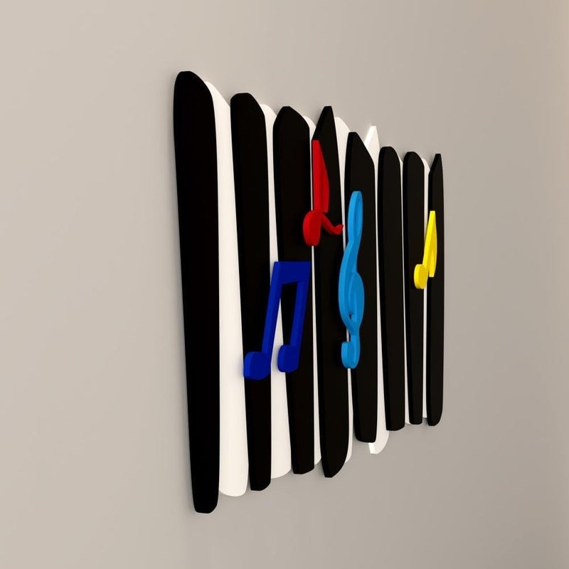 ماركتنا منحوتة ديكور خشبية بتصميم بيانو - Image 4