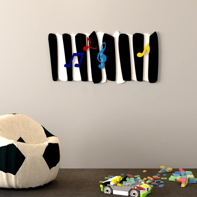 ماركتنا منحوتة ديكور خشبية بتصميم بيانو - Image 1