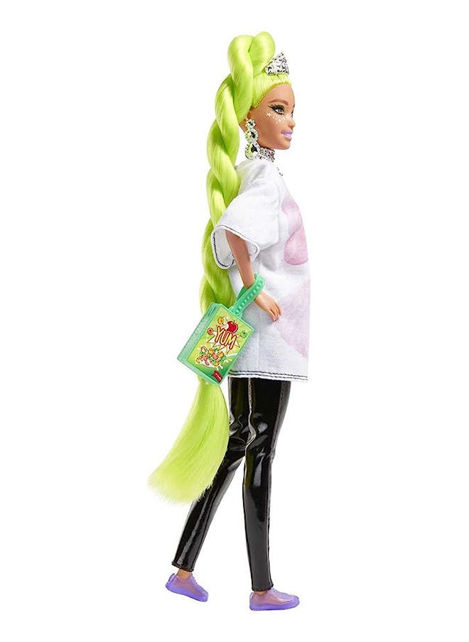 Barbie - باربي® دمية إضافية - شعر أخضر نيون - Image 1