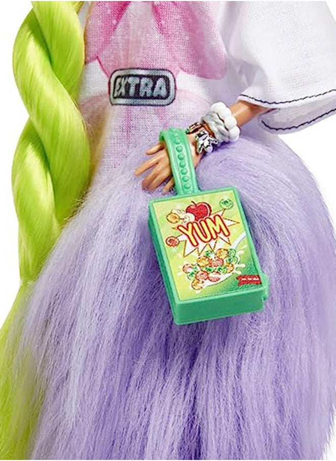 Barbie - باربي® دمية إضافية - شعر أخضر نيون - Image 1