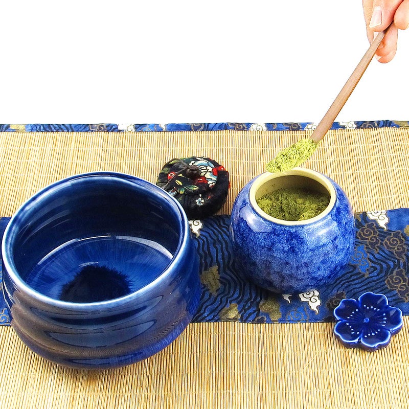 Artcome 12Pcs Japanese Matcha Tea Set - Bowl, Bamboo Whisk, Holder, Brush and Screen - Handmade Ceremony Kit for Traditional Tea Ceremony - Image 4