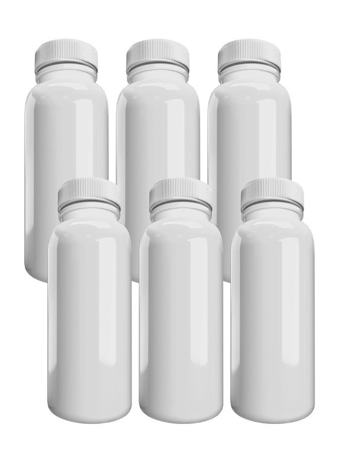 Mountain West Company (6 Pack White Pill Packer with Lid, Storage, Plastic Pill Container, 225cc Capacity - Image 1