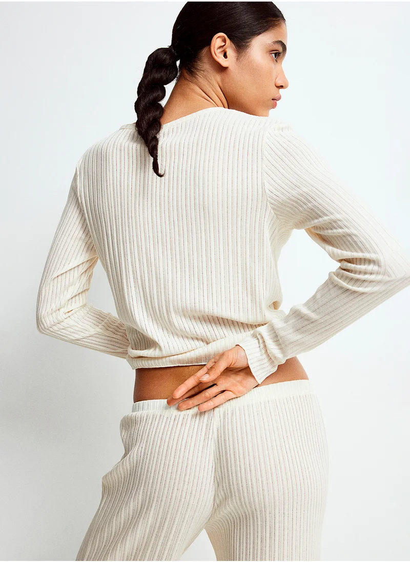 اتش اند ام Rib-Knit Trousers