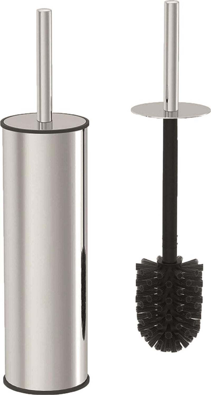 Evikonu Evikon Stainless Steel WC Toilet Brush Steel Brush Holder 