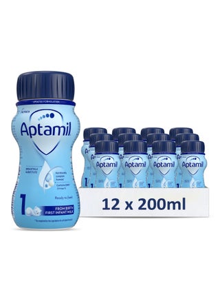 Advance 1 Infant Formula Milk Ready to Feed From 0-6 Months, Ready to Drink Liquid Formula
