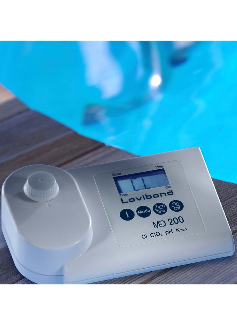 Lovibond 6 in 1 Benchtop Photmeter MD200, Chlorine, Bromine, pH, Cyanuric acid, Alkalinity-m, Calcium hardness  - Image 1
