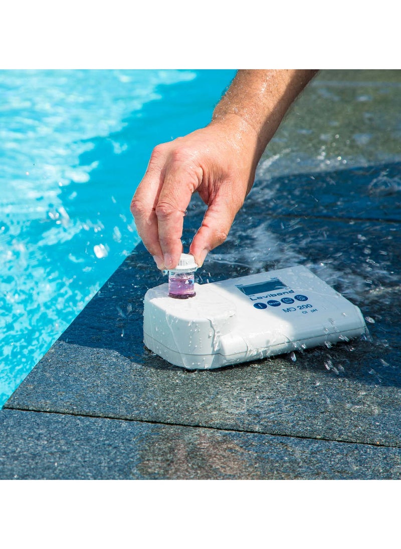 Lovibond 6 in 1 Benchtop Photmeter MD200, Chlorine, Bromine, pH, Cyanuric acid, Alkalinity-m, Calcium hardness  - Image 2