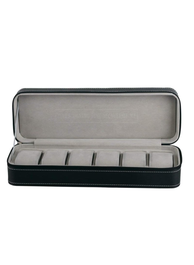 RollsTimi  6 Slot P Leather Watch Box - Image 2