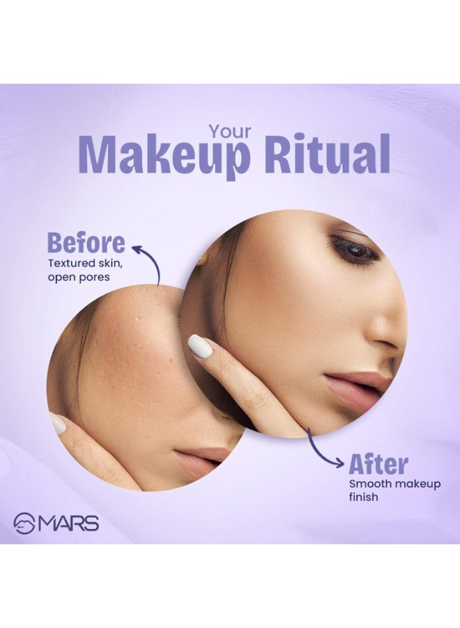 MARS Zero Face Primer | Silicone Based Gel | Blurs Pore & Controls Oil for a Radiant Complexion | Smoothens Out The Skin | Controls Oil (25ml) - Image 4