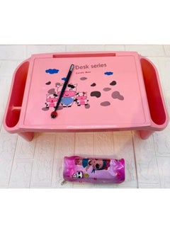 Pink Multifunctional Study Desk Table