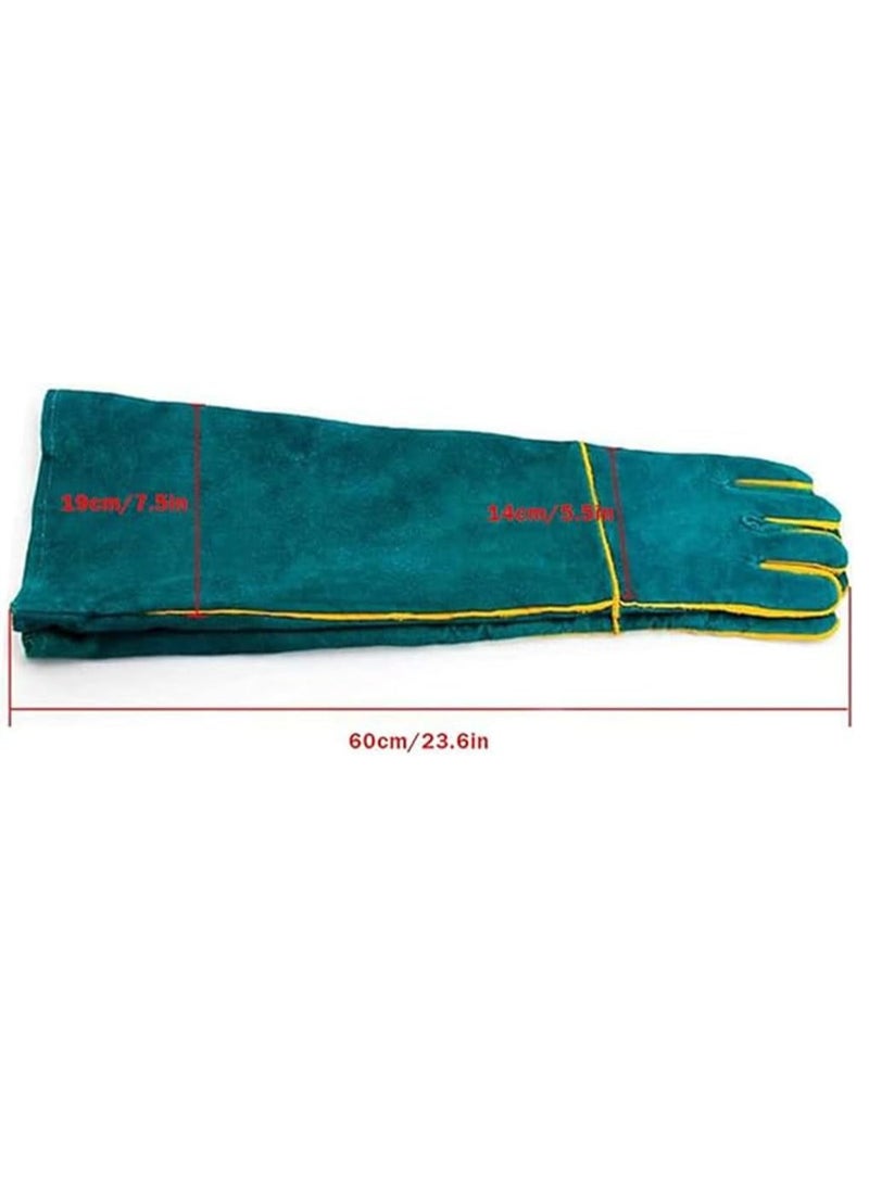 Generic - Animal Handling Gloves Bite Proof, Durable Bite Resistant Gloves for Welding and Handling Dog Cat Bird Snake Parrot Lizard, Reptile- Scratch Bite Resistant Protective Gloves 60cm - Image 1