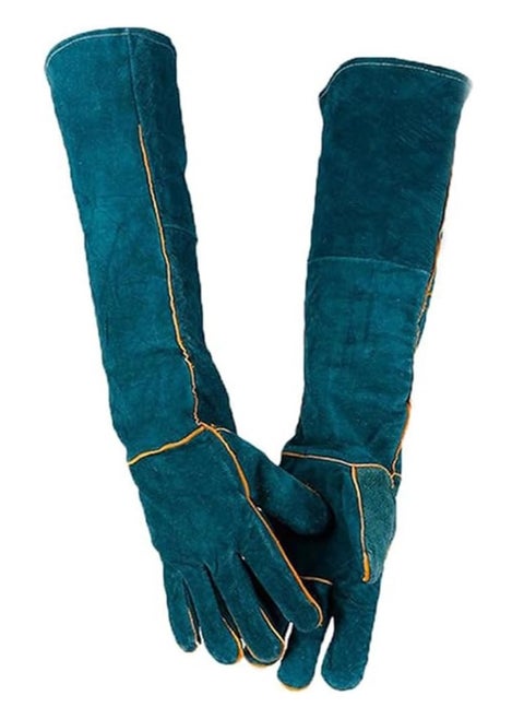 Animal Handling Gloves Bite Proof, Durable Bite Resistant Gloves for Welding and Handling Dog Cat Bird Snake Parrot Lizard, Reptile- Scratch Bite Resistant Protective Gloves 60cm