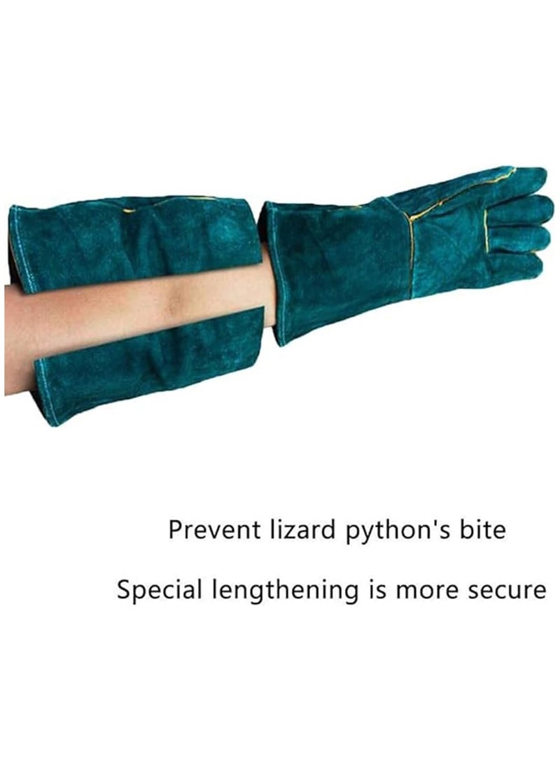 Generic - Animal Handling Gloves Bite Proof, Durable Bite Resistant Gloves for Welding and Handling Dog Cat Bird Snake Parrot Lizard, Reptile- Scratch Bite Resistant Protective Gloves 60cm - Image 1