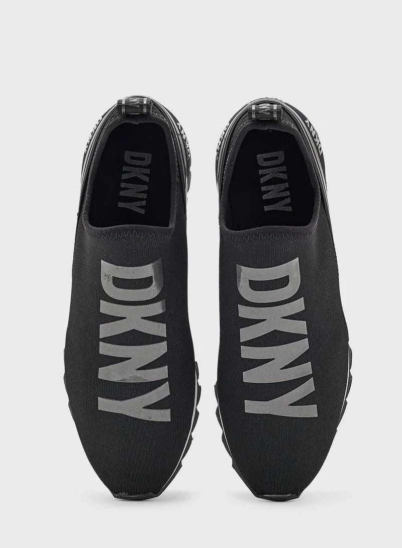 DKNY Abbi Monogram Low Top Sneakers