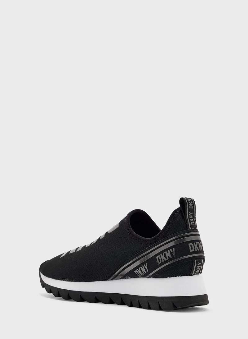 DKNY Abbi Monogram Low Top Sneakers