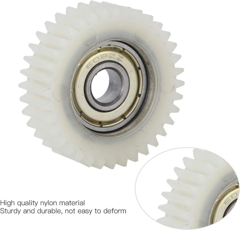 JADPES Gear, Nylon Material Gear Clutch 36 Tooth Motor Gear for Road Motor - Image 2