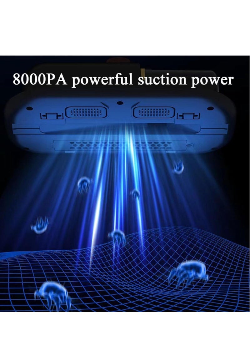 ELTRAZONE Bed Vacuum Cleaner Upgraded Cordless UV Vacuum Cleaner, Handheld deep Mattress Vacuum Cleaner, Effectively Cleans Bedding, Sofas, Carpets and Other Fabric Surfaces - Image 2