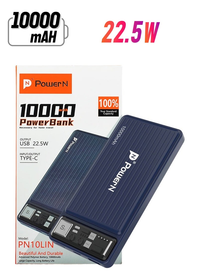 باور إن باور بانك باور ان بسعة 10000 ملي أمبير + PD/USB بقوة 22.5 واط - Image 1