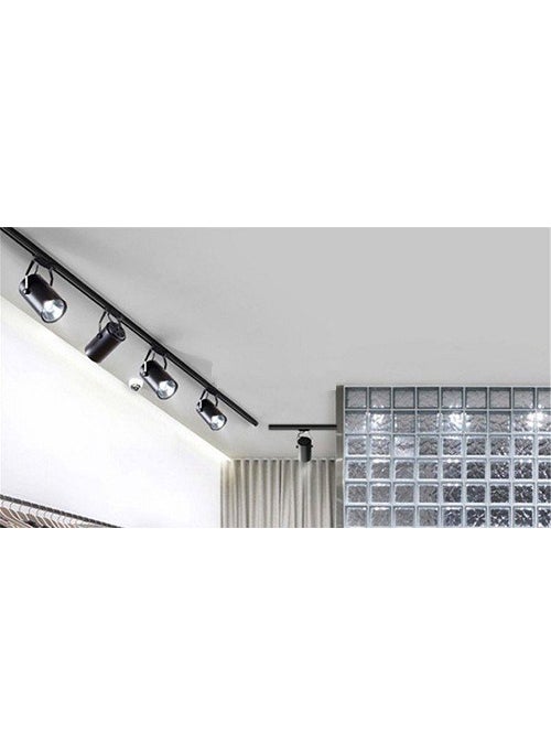CATA 30W Rail Spot Black Case 3200K Daylight Light Castor CT-5334  - Image 2
