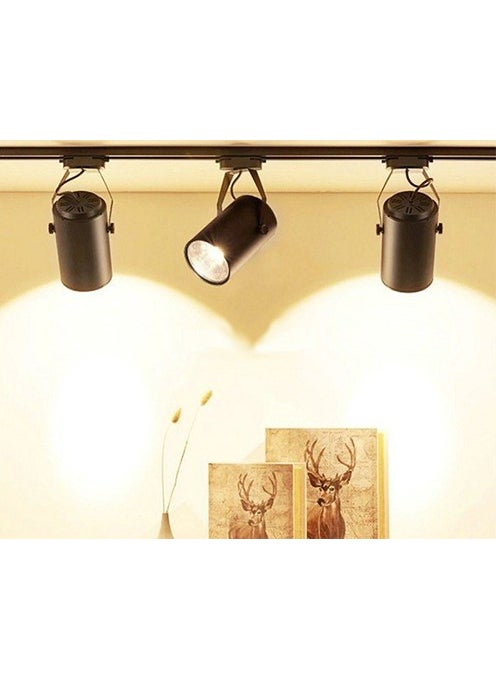 CATA 30W Rail Spot Black Case 3200K Daylight Light Castor CT-5334  - Image 3